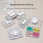 Mini Grinding Ring Small Shaft Grinding Tool for Removing Nail Polish Gel and Polishing Nail Art Tools Grinding Wheel Heads