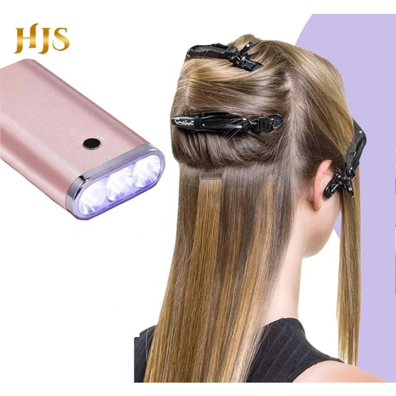 2025 New Portable 15W 10, 30, 60, 90 Seconds Working Mode UV Eye Free Hand-held Hair Lamp