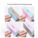 4 Color Stock Soft Sponge Step 4 Buff Four Way Buffer Cuboid Square Blocks  with 4 Sides Polish & Shine