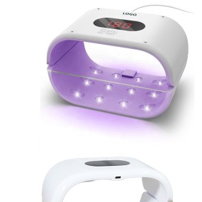 Best-Selling 36W High-Power Mini Nail Lamp Smart Sensor LED UV-Curing Dryer Fast-Drying with Battery Power Customizable Logo