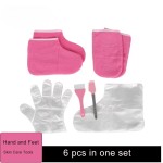 Wholesale Double-Sided Nail Care Tools Cotton Material Paraffin Wax Therapy for Hand and Foot Wax Care Pedicure and Manicure