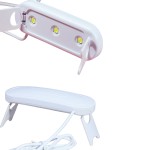 Sun Nail Usb Phototherapy 6 w Uv Nail Lamp Mini 3pieces Led Beads UV Finger Toe Nail Lamp