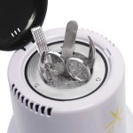 HJS 100W高温美甲工具消毒盒石英砂金属化妆工具消毒盒