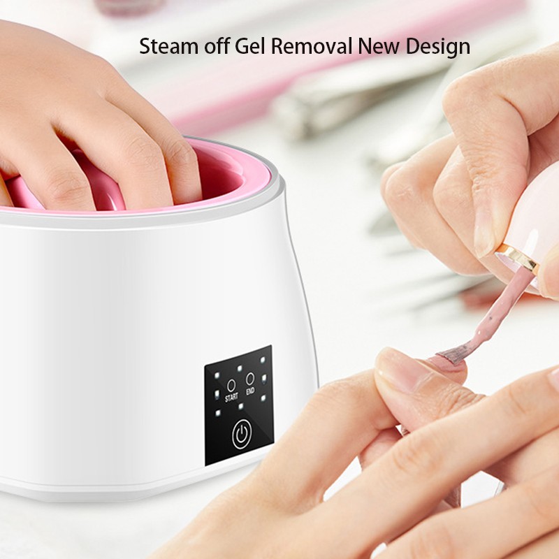 HJS New Arrival 36W Electric Steam Gel Polish Remover Machine Automatic Electric Nail Polish & Gel Remover Beauty Personal Care
