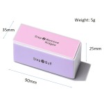 4 Color Stock Soft Sponge Step 4 Buff Four Way Buffer Cuboid Square Blocks  with 4 Sides Polish & Shine