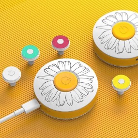 Fashionable and Portable Rechargeable Two-speed Adjustable Electric Safety Scissors Nail Trimmer for Infants and Toddlers