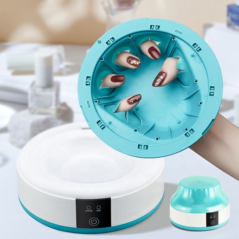 Upgraded Steam Intelligent Electric Portable Nail Polish Glue Nail Cleaning Water Steam Nail Removal