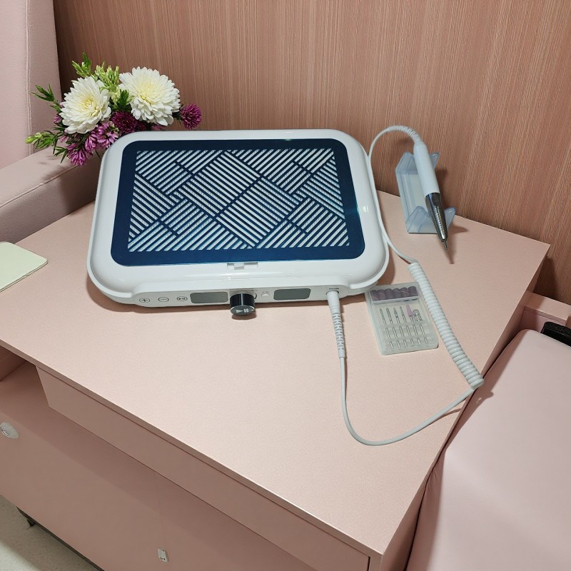 Cheeringbeauty Pro Nail Dust Collector Reusable Filter High-Suction Extractor Salon/Home Low Noise OEM Supported Manicure