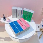 High Foaming Soft Square Manicure Disposable Nail Buffer Four-Sided Sanding File Block with Polish for Nail Art Tools