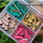 Mini Grinding Ring Small Shaft Grinding Tool for Removing Nail Polish Gel and Polishing Nail Art Tools Grinding Wheel Heads