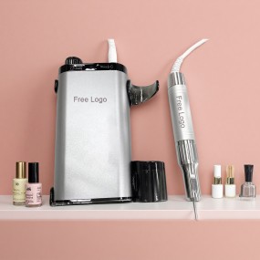 Professional 35000RPM Rechargeable Nail Drill Machine High Speed Manicure Pedicure Electric Efile UK Plug Portable Cordless Bit