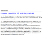 HIV Test Kit Supplier - Professional One-Step Blood Test Kit