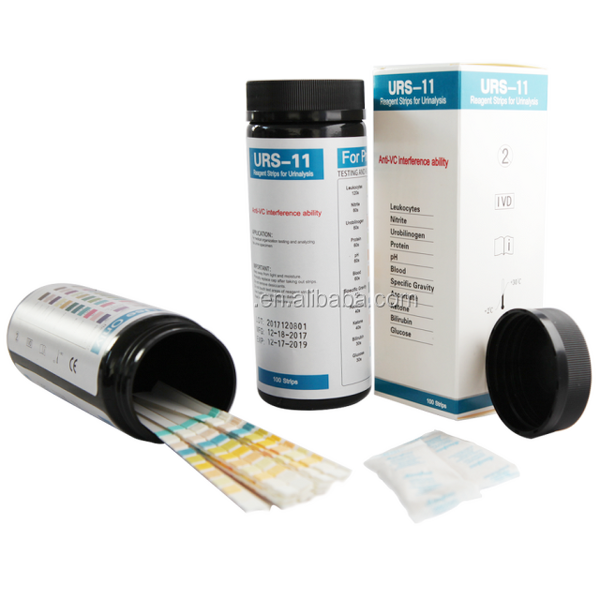 Urine Test Strips Factory - URS-11 Manual 100 Pieces Home Hospital