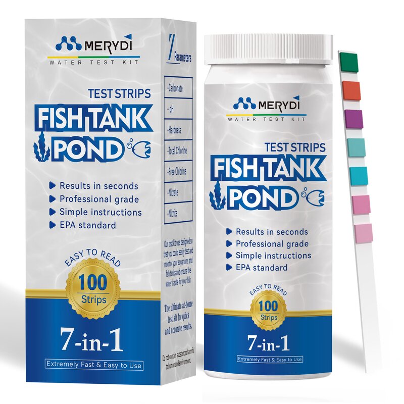 Water Test Strips Supplier - 7 in 1 Pond Fish Tank Customizable