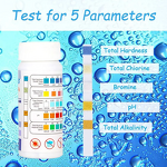 Pool Test Strips Manufacturer - 5 in 1 50 Strips for Hot Tub