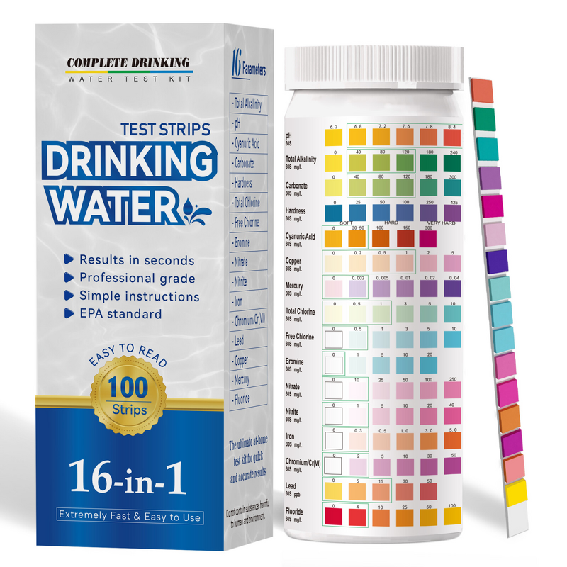 Water Test Strips Manufacturer - 16 in 1 Drinking Water High Quality