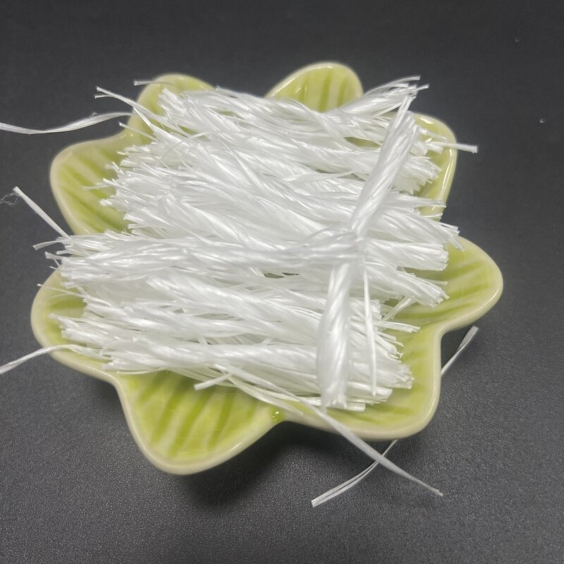 Polypropylene Macro Fiber Supplier - White Twisted Bunchy for Concrete