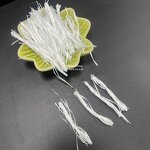 Polypropylene Macro Fiber Supplier - White Twisted Bunchy for Concrete