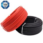 Solar Cable Supplier - XLPO Insulated Twin Core 4mm 6mm 10mm for H1Z2Z2-K with XLPE PE