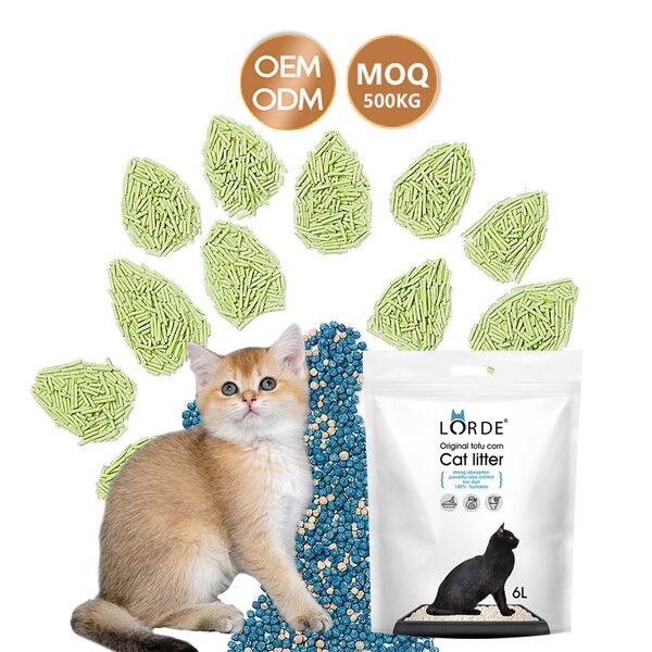 Bean Curd Cat Litter Manufacturer - Bulk Quick Clumping No-Toxic Degradable Cat Litter Box