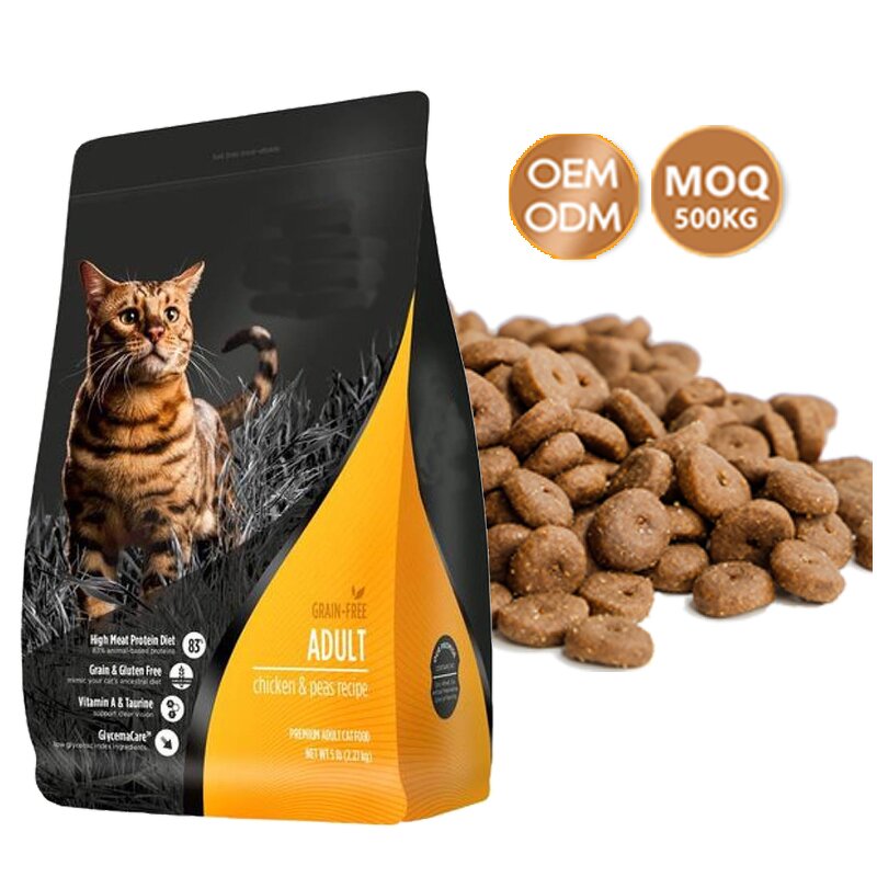 Dry Cat Food Manufacturer - 10kg Multiple Shapes Flavors Nutritious Balanced All Age