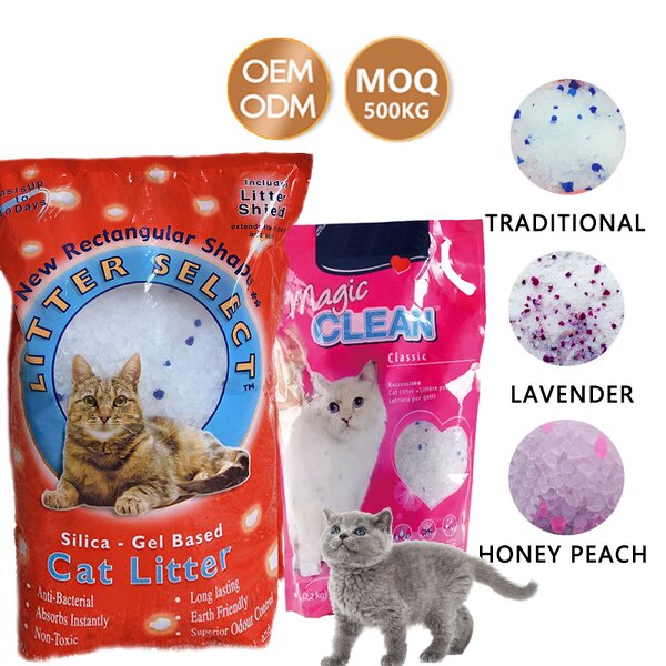 Silica Gel Cat Litter Manufacturer - Best Price Superior Quality 3.8l Good Absorb Ability Crystal