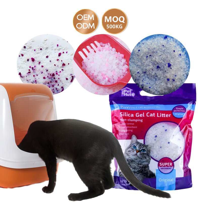 Cat Litter Box Manufacturer - OEM Factory Customizable Organic Crystal Gel Cat Litter on Sale