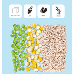 Cat Sand Manufacturer - 100% Biodegradable Odour Control Non-Stick 6L PEA Tofu Gentle Paws