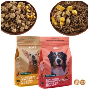 Dry Dog Food Factory - OEM ODM Chinese Low Price Marine Fish Triangle Shapes