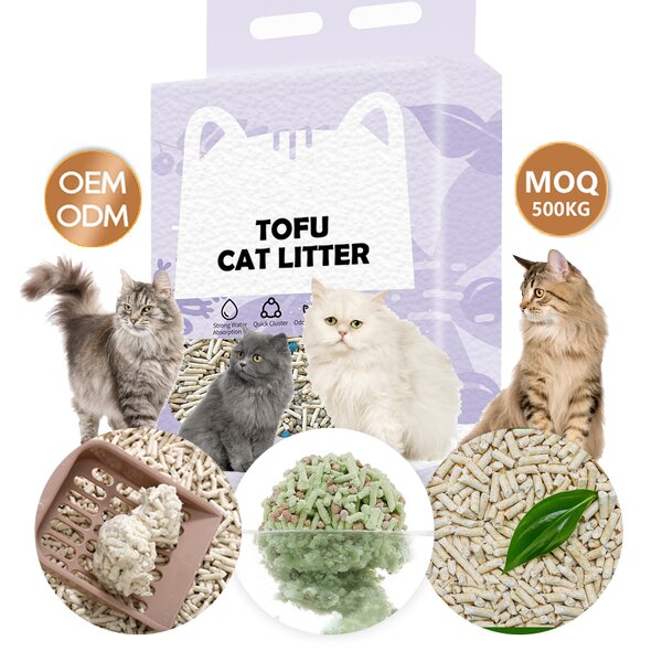 Tofu Cat Litter Factory - Eco-friendly Custom Plant Fiber Non-Toxic Dust-Free with Scent