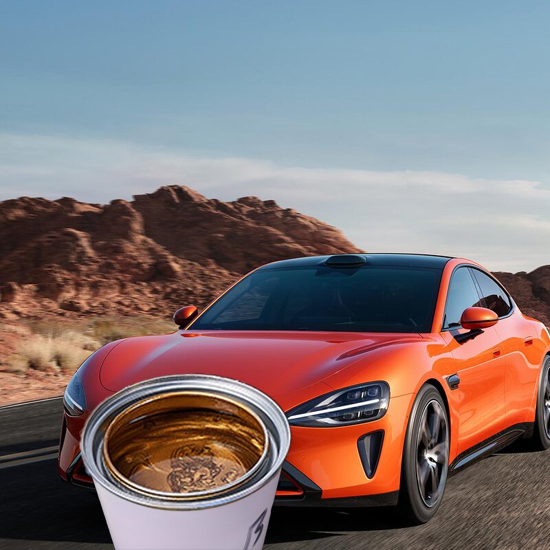 Car Paint Base Coat Manufacturer - 1K Lemon Yellow Automotive OEM