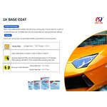 Car Paint Base Coat Manufacturer - 1K Lemon Yellow Automotive OEM