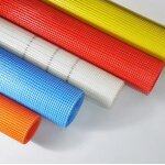 Fiberglass Mesh Fabric Supplier - 145g 1m*50m C-Glass Plaster Net with Cutting Welding
