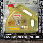Full Synthetic Motor Oil Supplier - Cas Brand 1L & 5L SAE 0-20 0W20 Automotive Lubricant for Cars