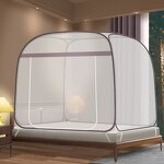 Anti-Mosquito Net Manufacturer - Mongolian Yurt Summer Tent Square Top Steel Wire with Zipper