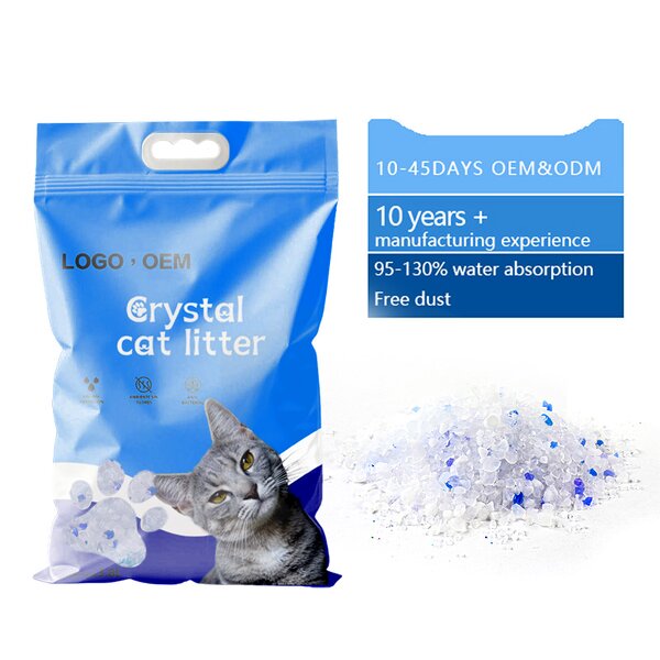 Silica Gel Cat Litter Supplier - OEM/ODM Manufacturer Easy Clean Silica Gel