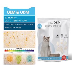 Crystal Silica Gel Cat Litter Supplier - Ph Health Care Monitoring Indicator Sand
