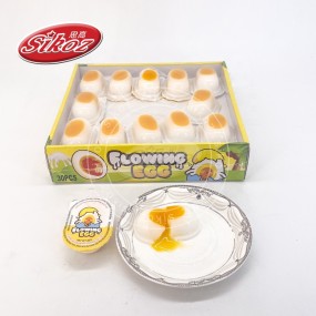 Egg Shaped Flowing Jam Jelly Pudding