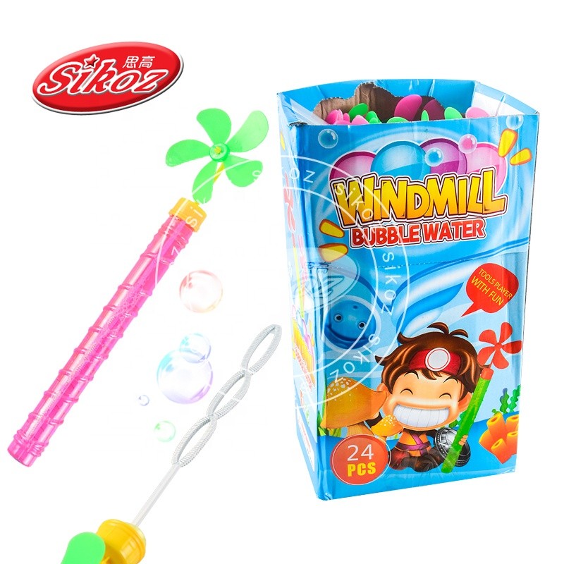 Colorful Summer Beach Windmill Soap Bubble Stick