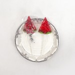 水果味硬糖西瓜形棒棒糖