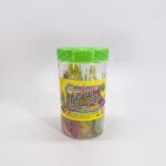 采购产品混合水果口味的西瓜，橘子，玉米形状的棒棒糖