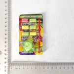 旋转陀螺玩具和泡泡糖