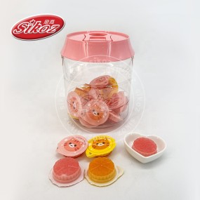 Fruit Flavor Cake Jelly Cup Colorful Jelly Pudding in Bottled