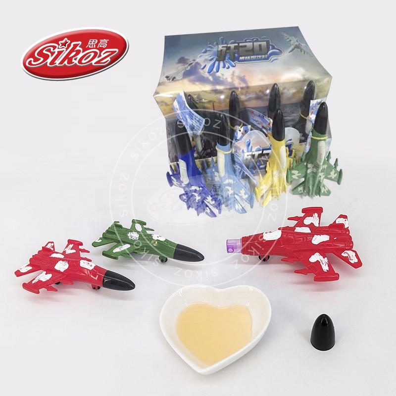 Colored Toy Airplane Fruit Spray Candy
