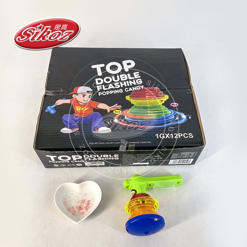 Spinning Top Toys and Popping Candy