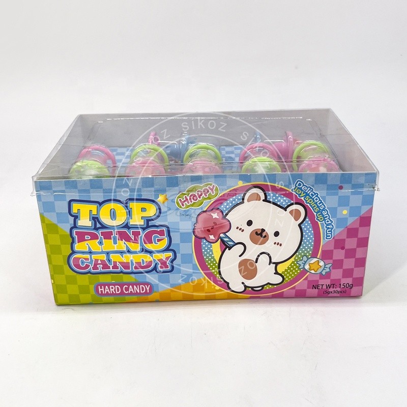 Top Ring Hard Candy Delicious and Fun joy Spins up Candy