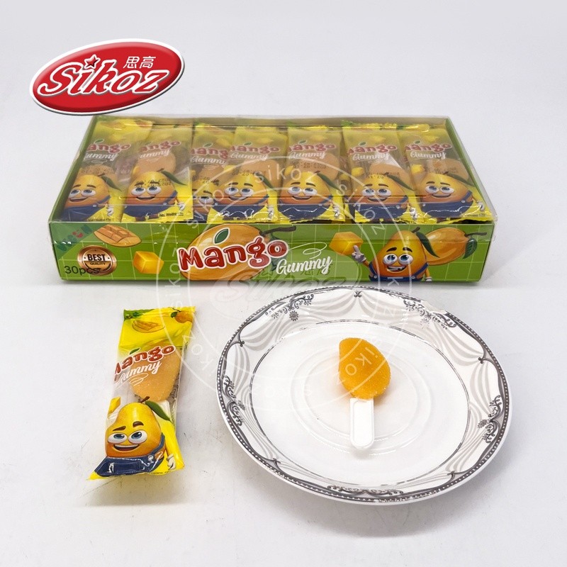 mango Shaped Gummy Candy in Boxed