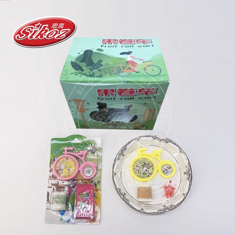 Bicycle Toy Popping Candy and Roll Gummy