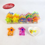 彩色大象玩具和玩具糖果