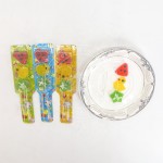 Fun Cartoon Fruit Juice Gummy Candy Lollipop